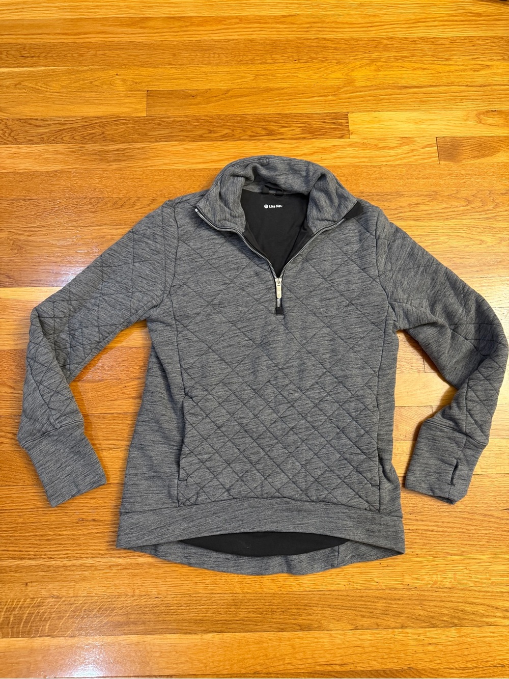 Lululemon Forever Warm Pullover Heathered Core Dark Grey - Size 4